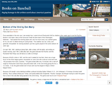 Tablet Screenshot of booksonbaseball.com